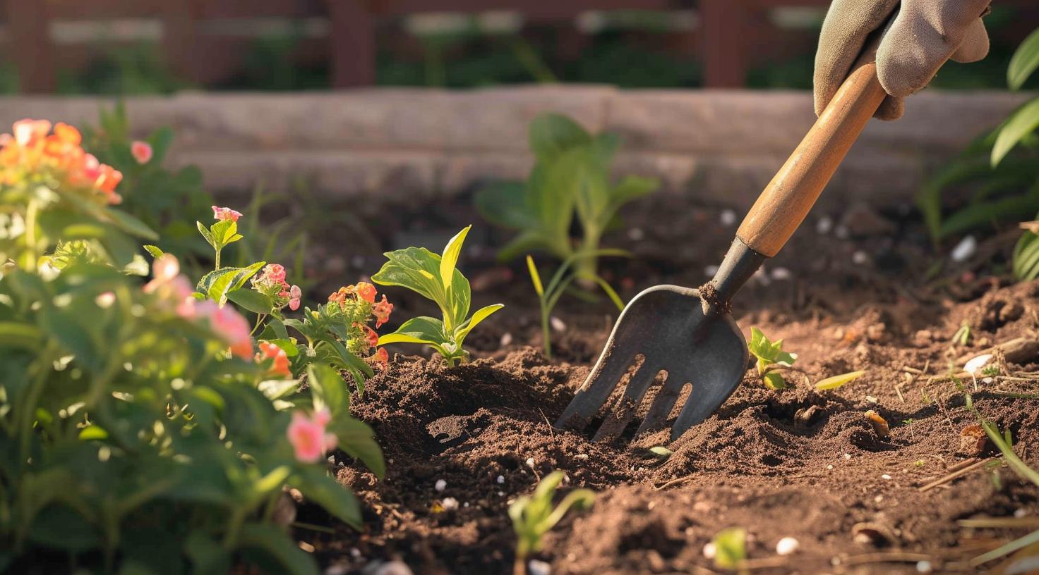 Unkraut aus dem Rasen beseitigen